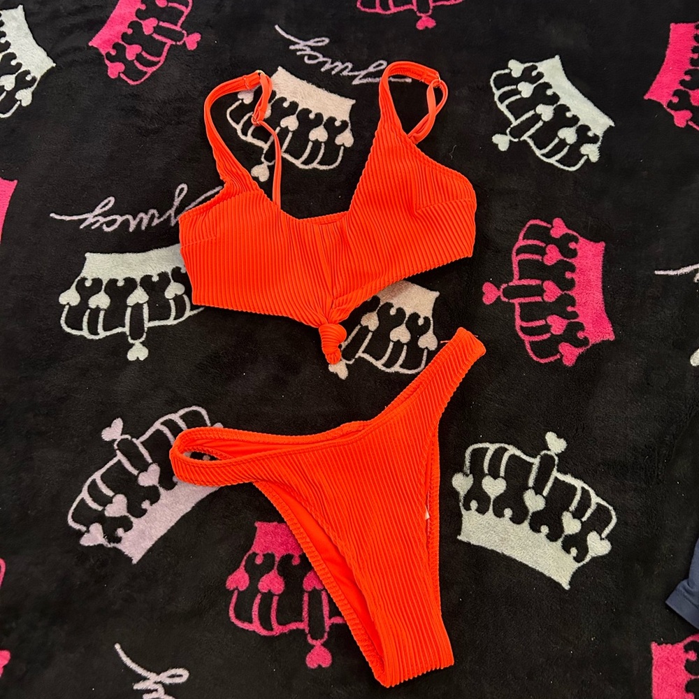 Hollister Red Bikini Set